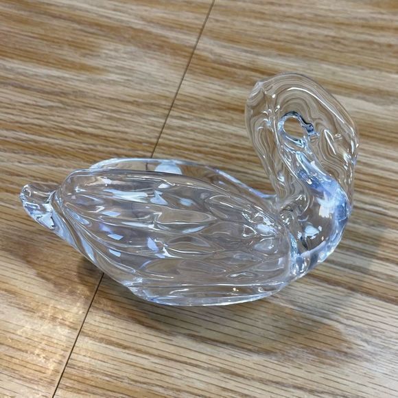NWT Sklarny Bohemia Crystal Swan‎ - Picture 1 of 4